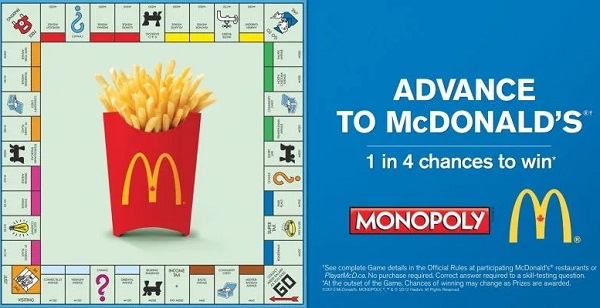 mcdonalds monopoly