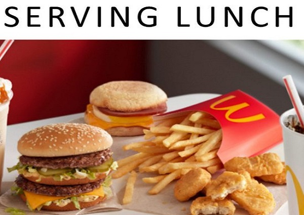 what time does mcdonalds start serving lunch hours